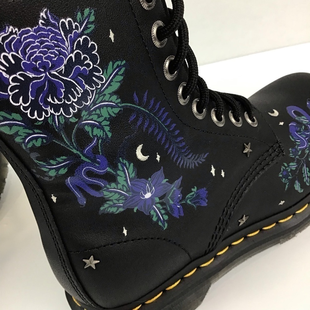 NWT Dr Martens 1490 Mystic Floral Leather Mid Calf Boots | 5 - Picture 9 of 16